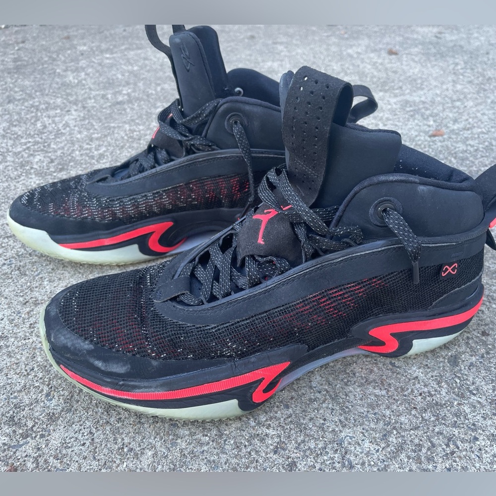Nike Air Jordan 36 Black Infrared Light - size 13